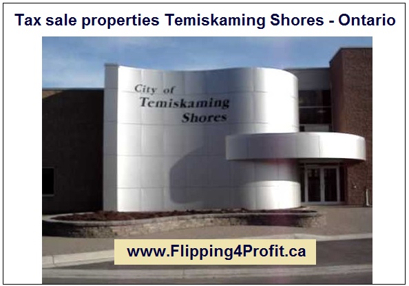 Tax sale properties Temiskaming Shores - Ontario