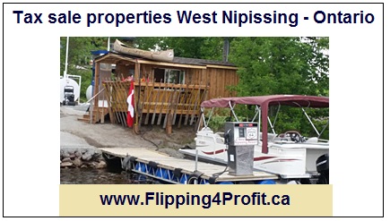 Tax sale properties West Nipissing - Ontario