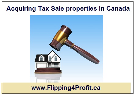 Acquiring Tax Sale properties in Canada