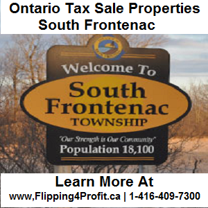 Tax sale properties South Frontenac - Ontario