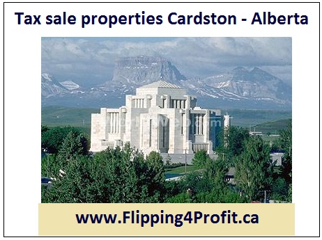 Tax sale properties Cardston - Alberta