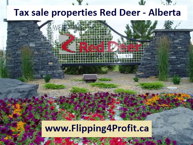 Tax sale properties Red Deer - Alberta