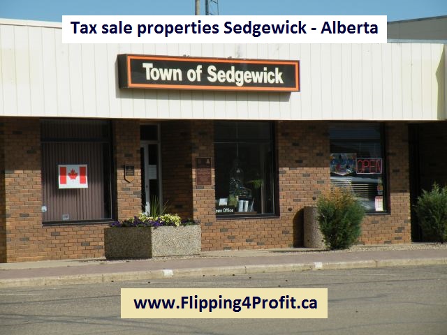 Tax sale properties Sedgewick - Alberta