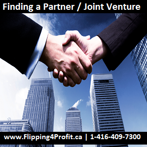 Findinf a Partner  Joint Venture