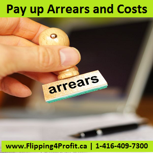 Pay up arrears and costs