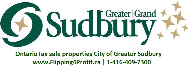 Ontario Tax Sale properties City of Greater Sudbury