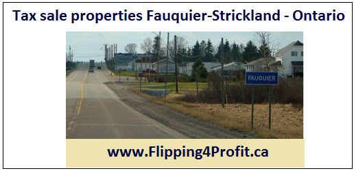 Tax sale properties Fauquier-Strickland - Ontario