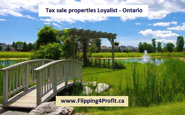 Tax sale properties Loyalist - Ontario