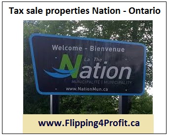 Tax sale properties Nation - Ontario