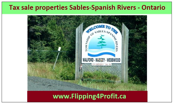Tax sale properties Sables-spanish Rivers - Ontario