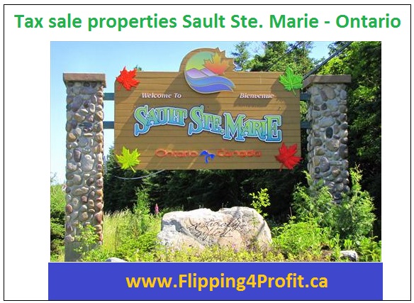 Tax sale properties Sault Ste. Marie - Ontario