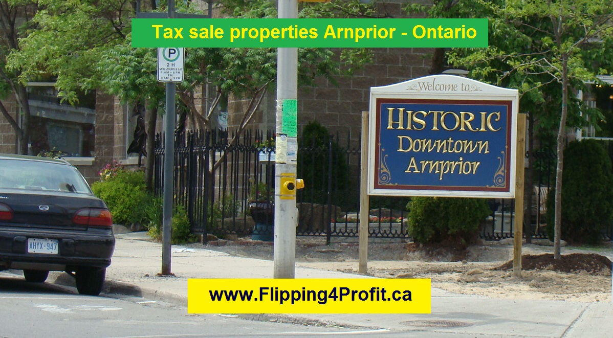 Tax sale properties Arnprior - Ontario