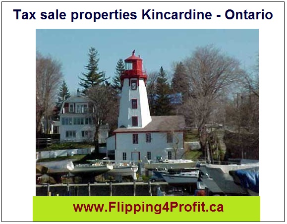 Tax sale properties Kincardine - Ontario