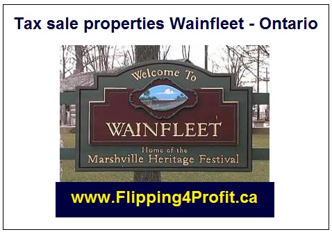 Tax sale properties Wainfleet - Ontario