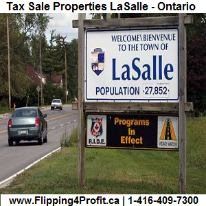 Tax Sale Properties LaSalle-Ontario Canada