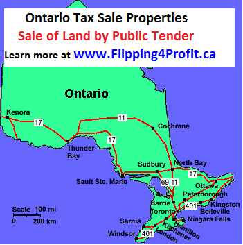 Sale of land by public tender Muskoka Lakes, Ontario
