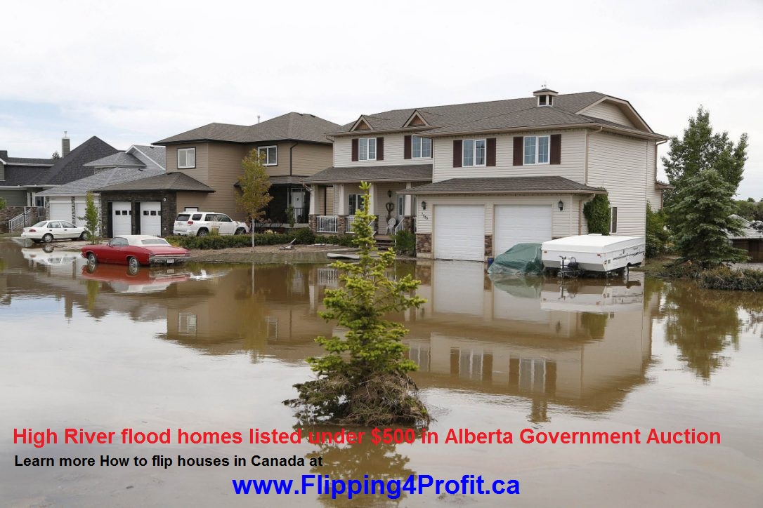 High River flood homes