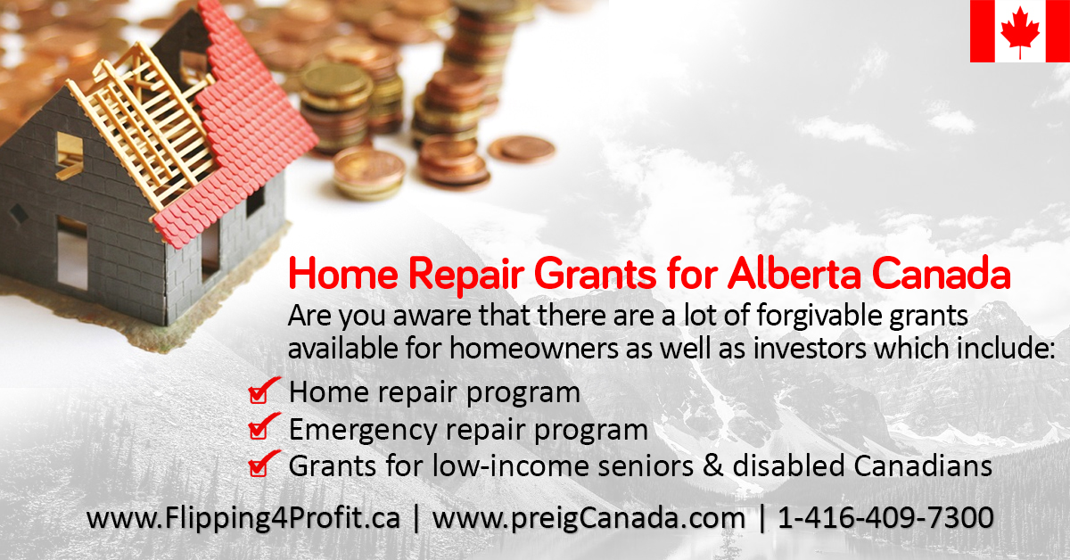 Alberta Home reapir Grants