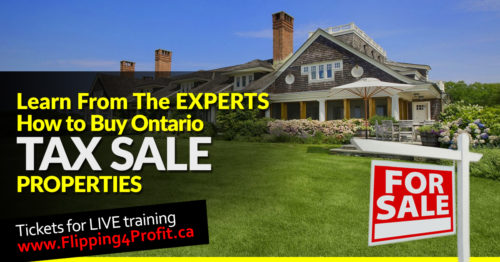 Ontario tax sale lien properties