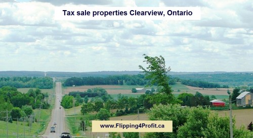 Tax sale properties Clearview, Ontario