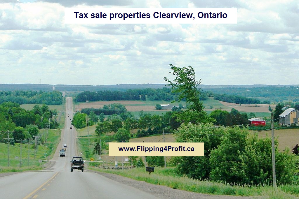Tax sale properties Clearview, Ontario Flipping4Profit.ca