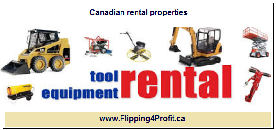 Equipment rental for renovations