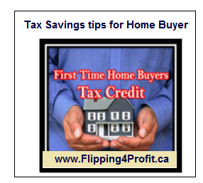 First Time Home Buyers’ Tax Credit​