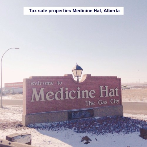 Tax sale properties Medicine Hat, Alberta