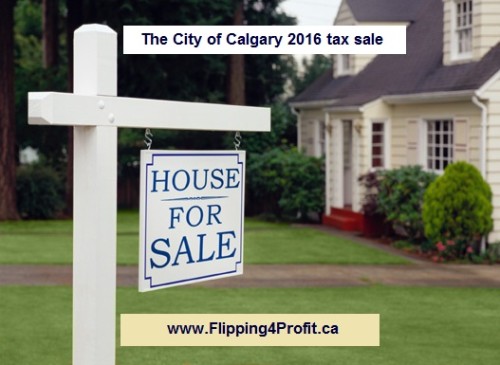 The city of Calgary 2016 tax sale