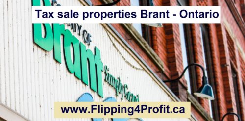 Tax sale properties Brant - Ontario
