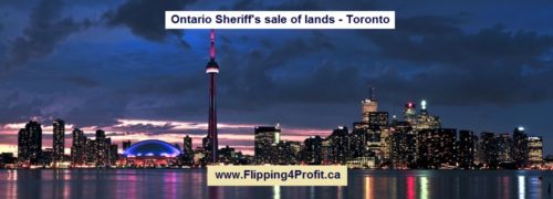 Ontario Sheriff's sale of lands - Toronto